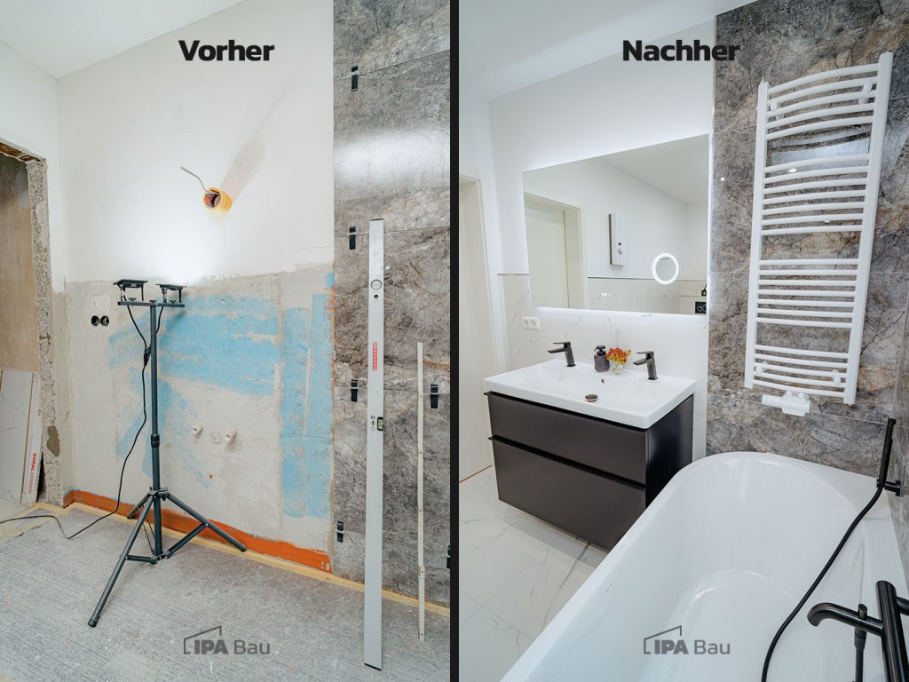 Badsanierung Waschbecken